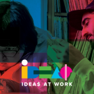"IDEAS AT WORK" with UC Davis employees in lab and library